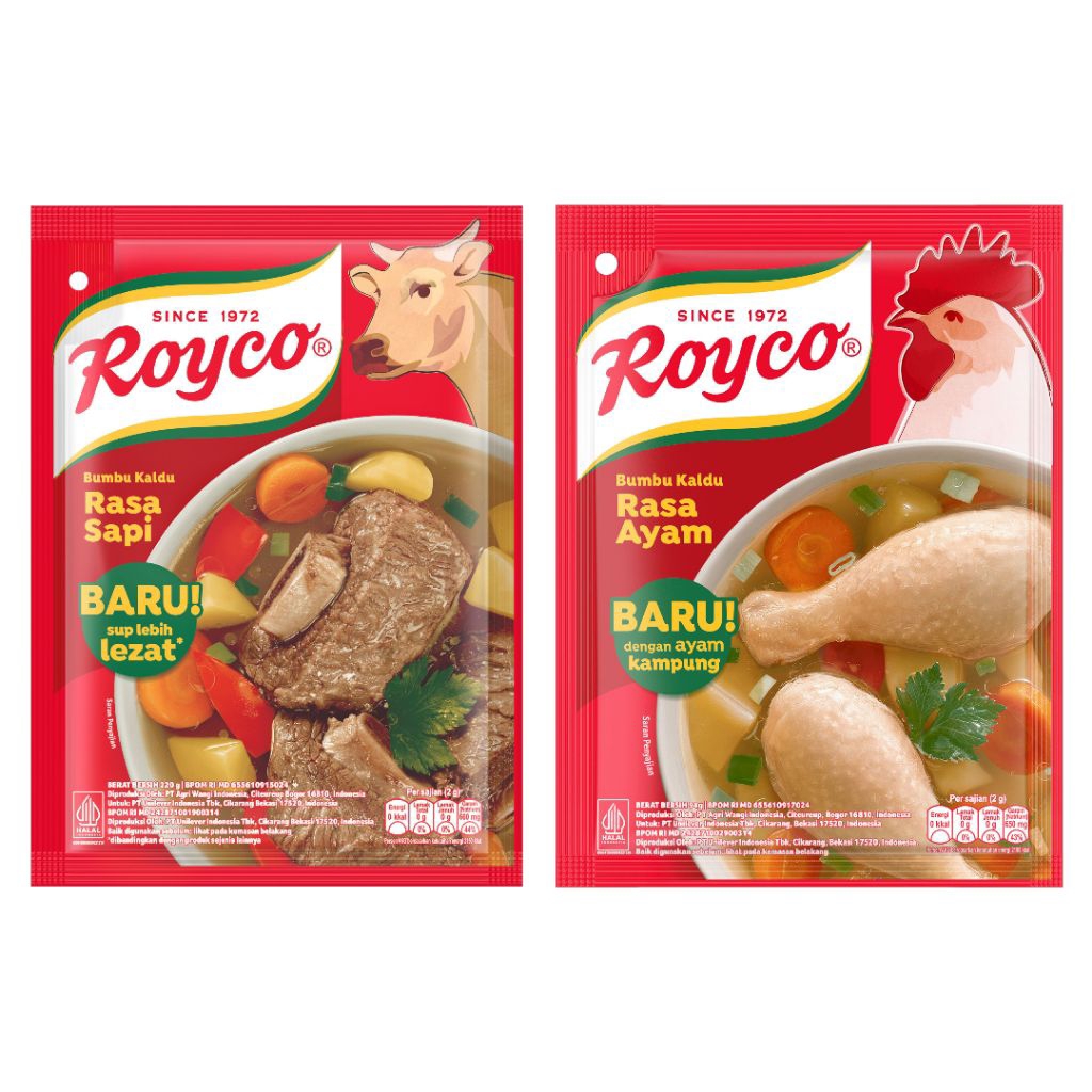 

TERMURAH Royco Bumbu Kaldu Ayam & Sapi 94g – Penyedap Gurih Masakan