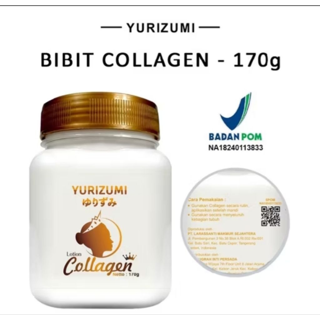 Bibit Collagen pemutih badan [Original ] Bibit Pemutih Badan Lotion Pemutih