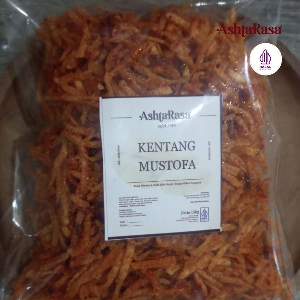 

Kentang Mustofa 150gr | Murah Pedas Manis Gurih HALAL Tanpa MSG