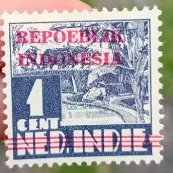 

Perangko Tua Ned. Indie 1 Cent