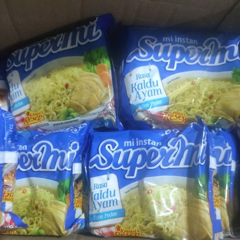 

Mie instan supermi per bungkus