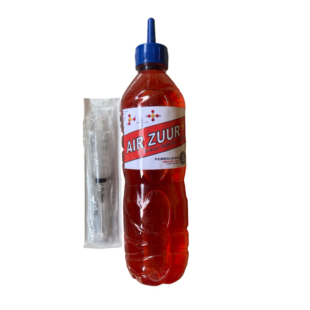 Air zuur plus 600ml, untuk menambah power aki kering atau basah, aki motor aki mobil aki sepeda list