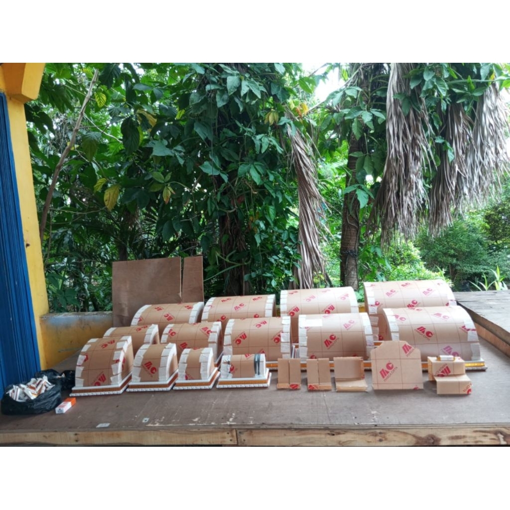 

10 box fiber 4 cm setengah lingkaran