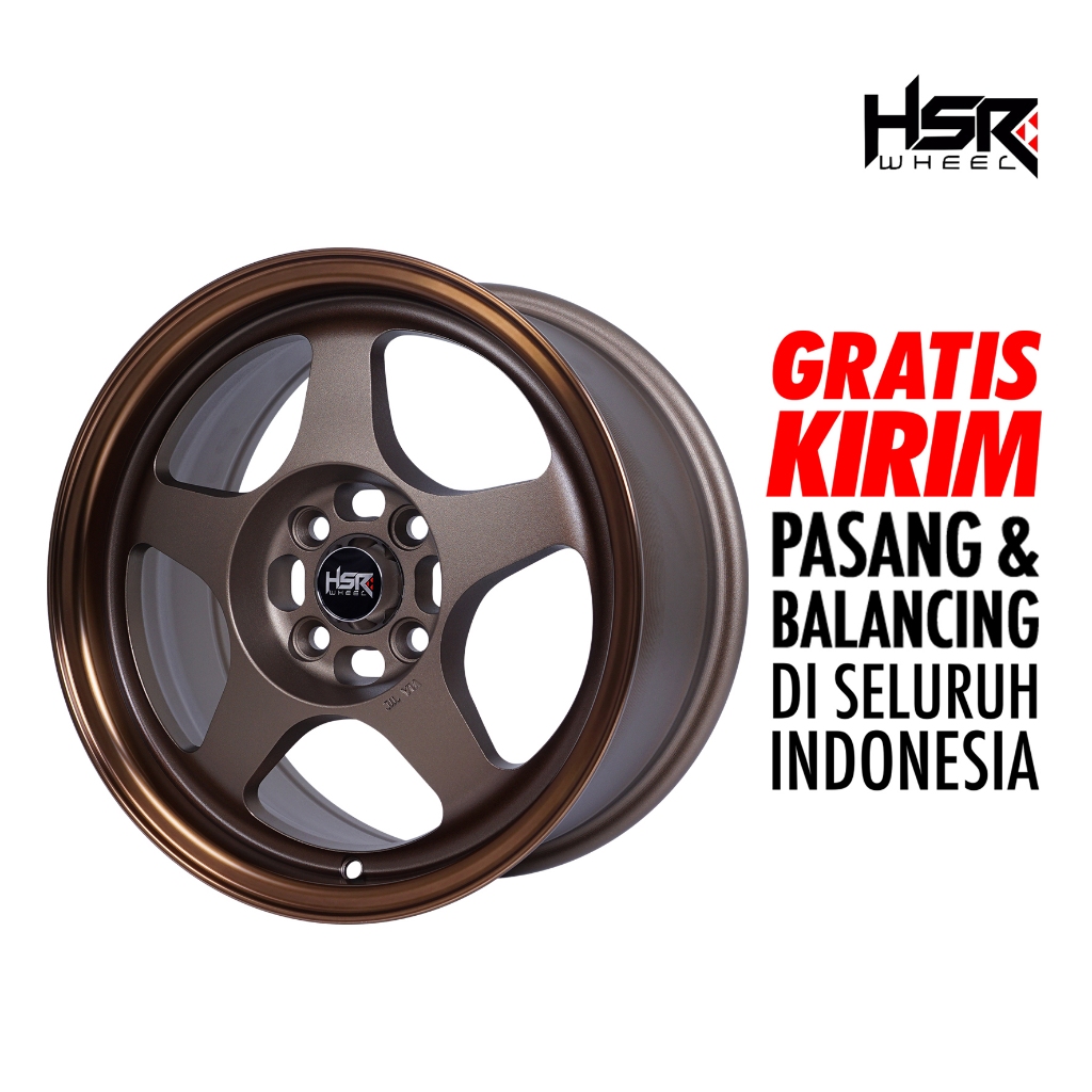 Velg mobil Ring 15 HSR GOBO 4210 HSR R15X7 H4X100 ET35 SMBRZ/BZL