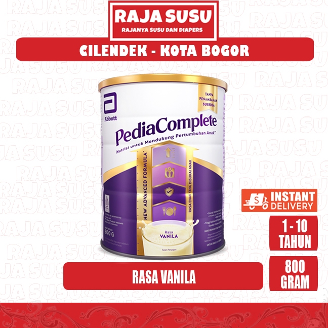 PEDIASURE COMPLETE VANILA 800 GR - RAJA SUSU