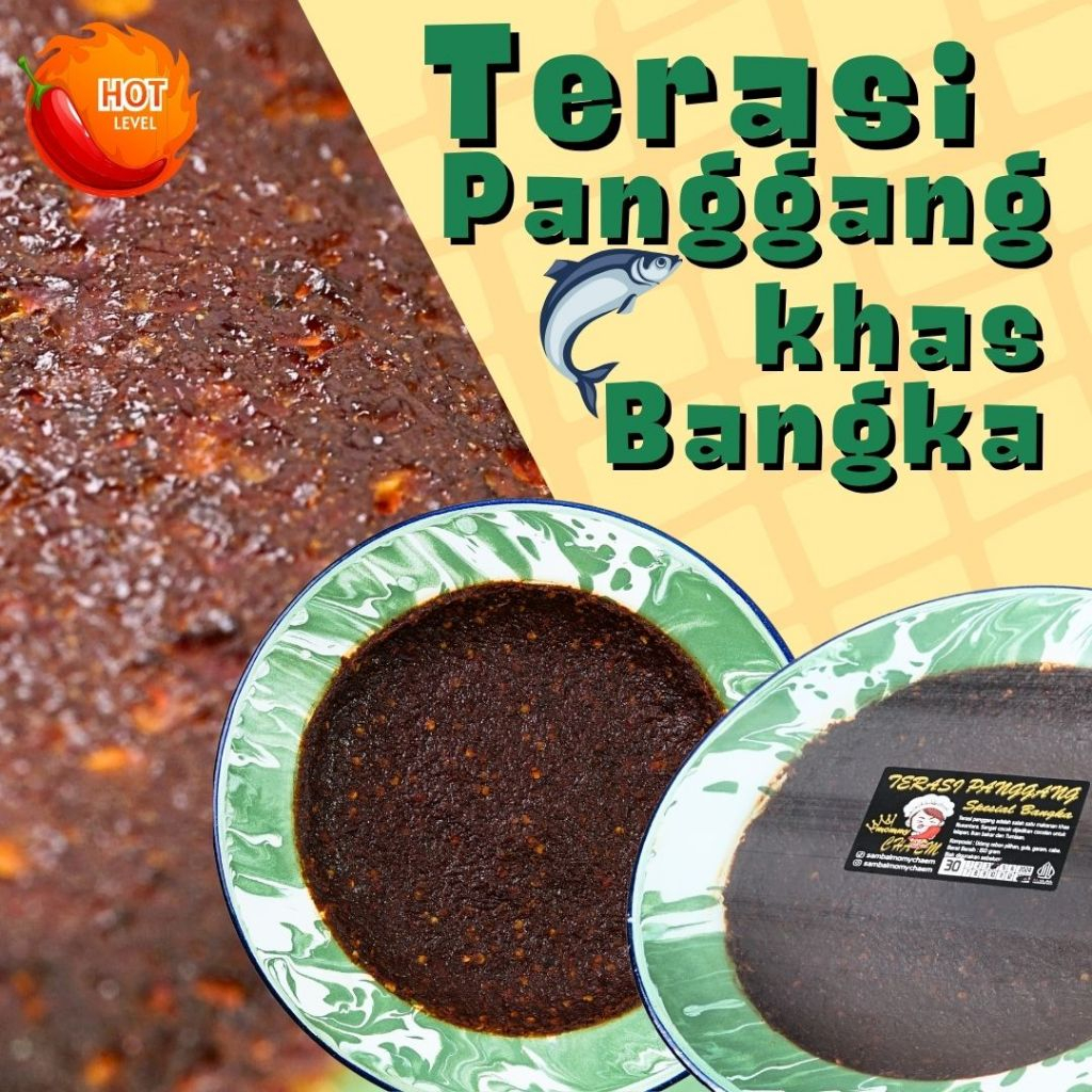 

Terasi Panggang Khas Bangka Terasih Asli Panggang Siap Makan Halal Praktis / 150 Gram / Sambal Mommy Chaem