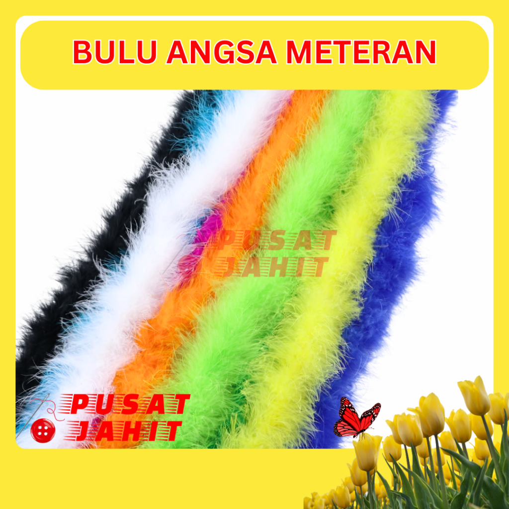 Bulu Ayam Angsa Meteran Bulu Aksesoris