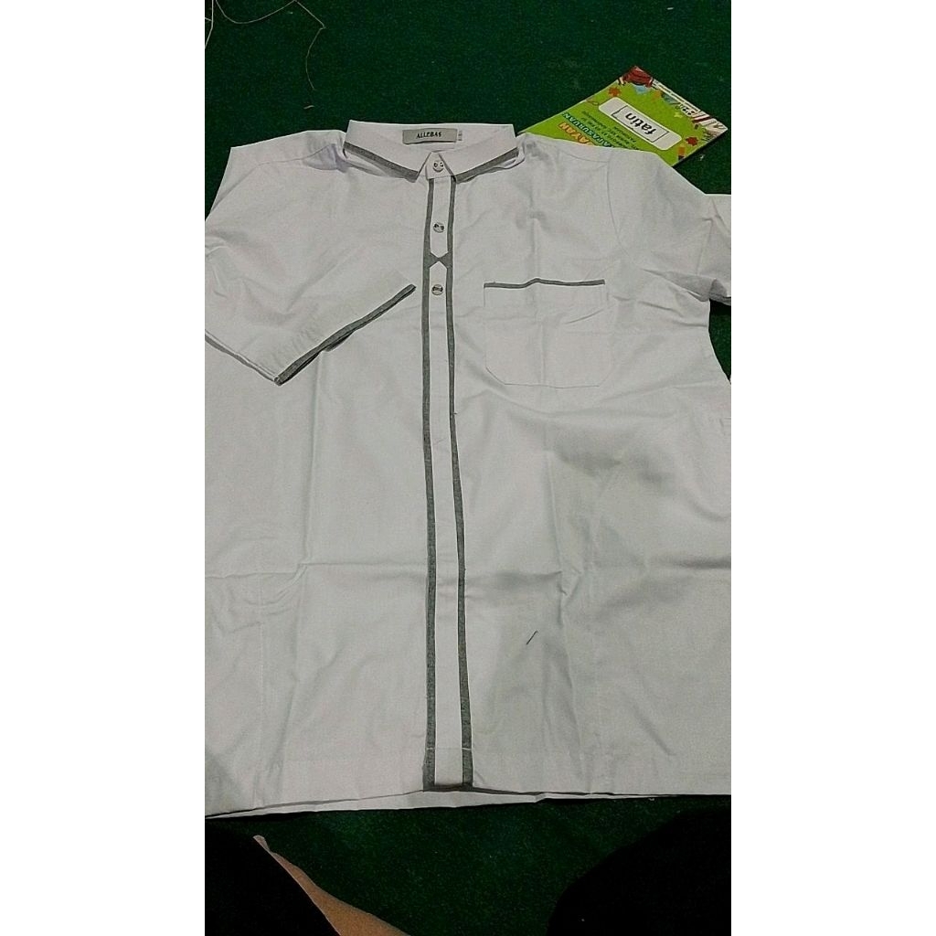 Baju Koko Allebas model Fatan Pendek