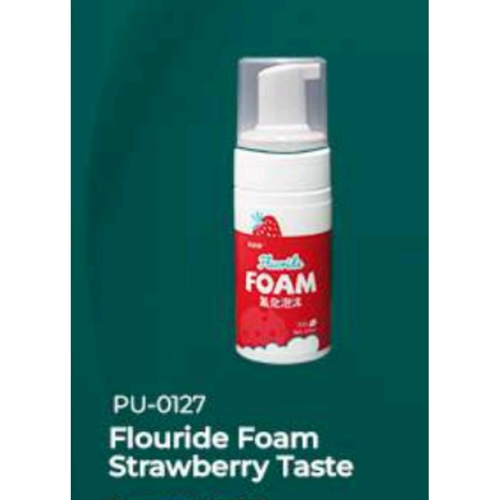 Fluoride  Foam Straubery taste