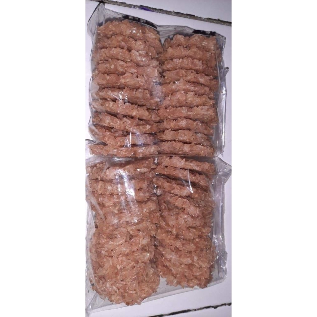 

Rengginang mentah, rengginang terasi dan rengginang ketan hitam