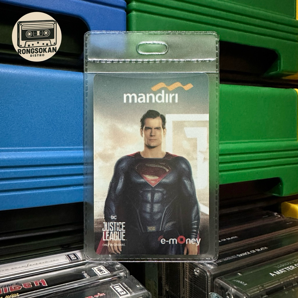 Kartu e-Money MANDIRI edisi JUSTICE LEAGUE SUPERMAN