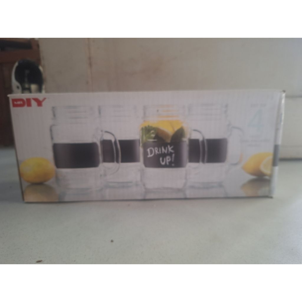 Gelas isi 4 kado pernikahan murah