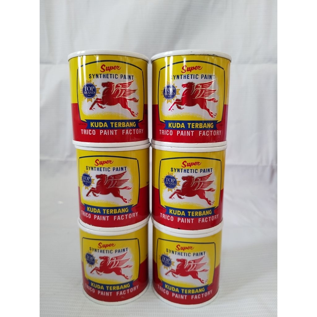 

cat sintetis merek "Kuda Terbang" dari Trico Paint Factory