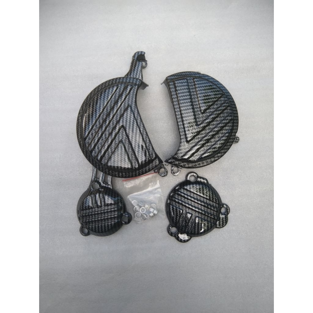 Tutup Blok Mesin KLX 150 - Cover Blok Klx Carbon Celup Motip 56 WTP