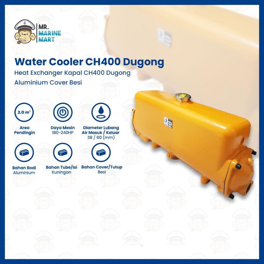 Water Cooler CH400 Dugong Heat Exchanger Kapal  Cover Besi