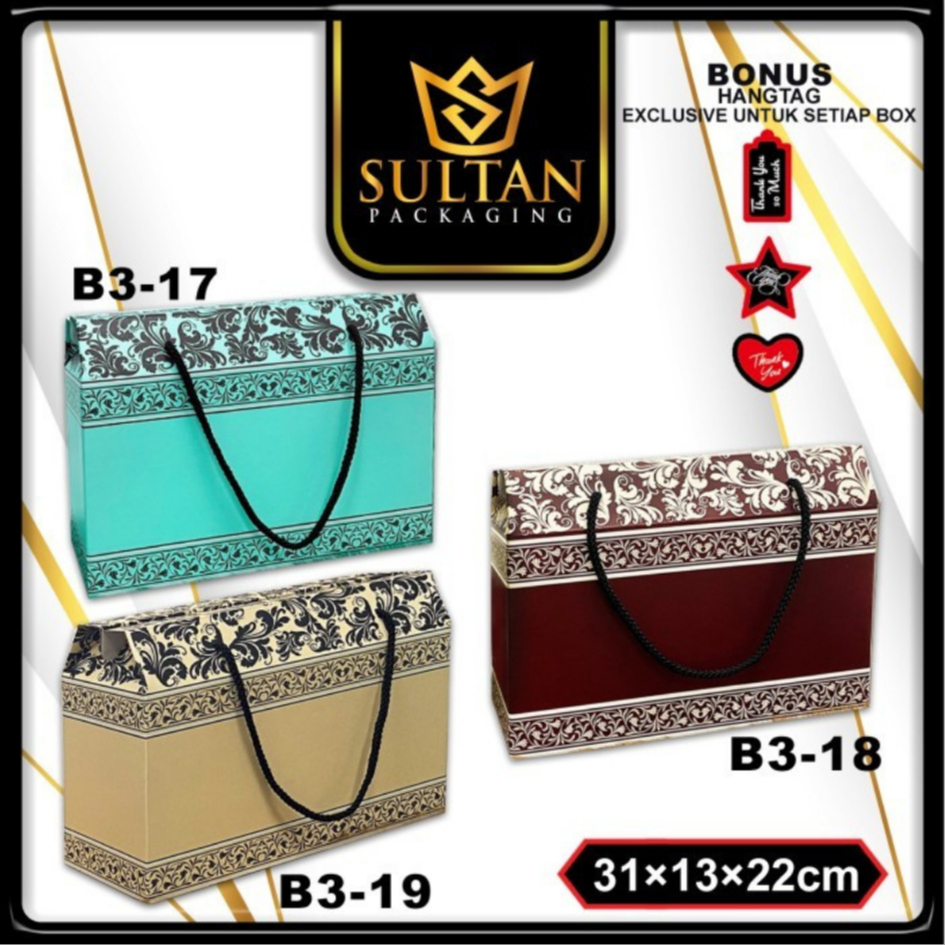 

Box Hampers - Kotak Souvenir - Dus Hadiah Motif Batik - B3-17
