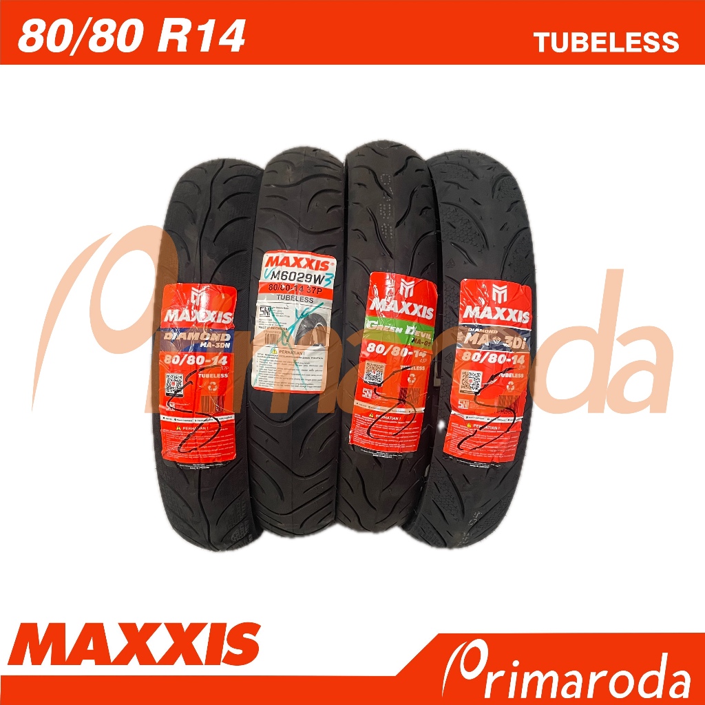 Ban Depan Yamaha X-Ride 125 Tubeless MAXXIS 80/80 Ring 14