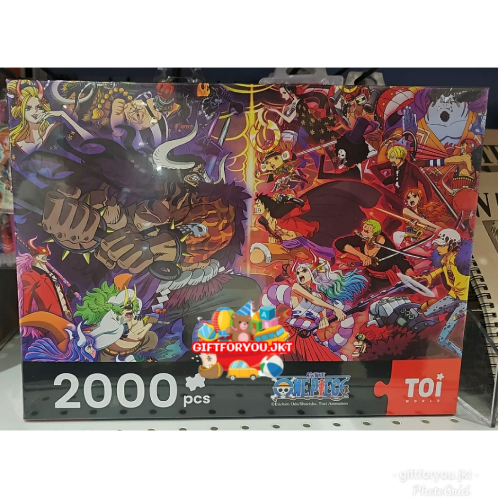 Toi One Piece Puzzle Decisive Battle Wano Set 2000 Pcs Mainan Anak Toy Kid Edukasi Kreativitas Imaji