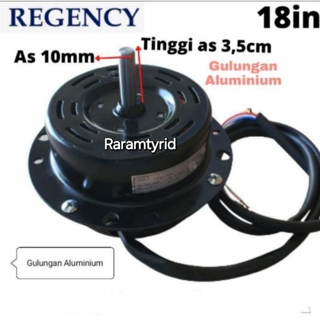 Dinamo Kipas Angin Regency Mesin Blower Tornado -TEMBAGA - Aluminium