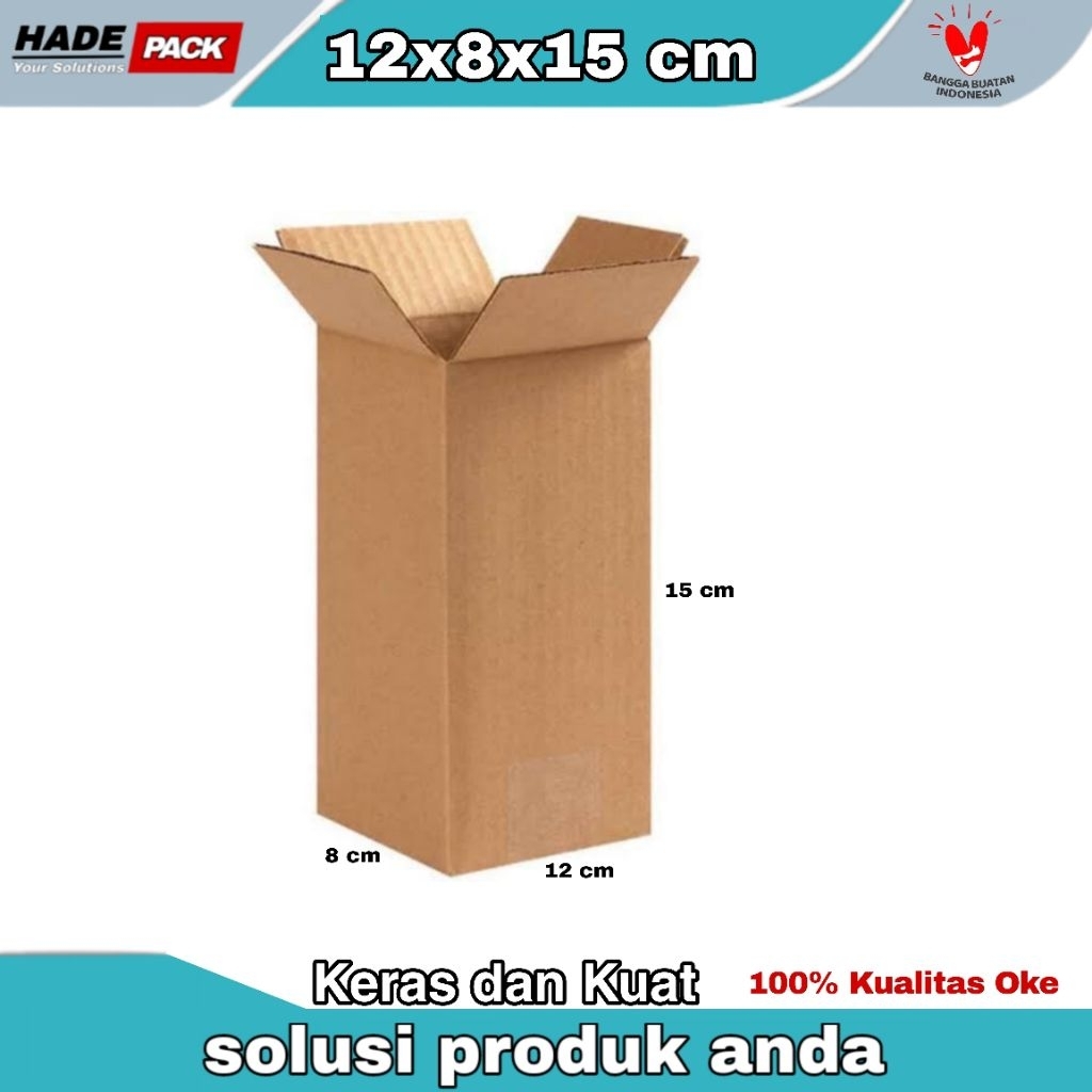 

Kardus 12x8x15 cm - Bersih, Kuat dan Praktis untuk Packing