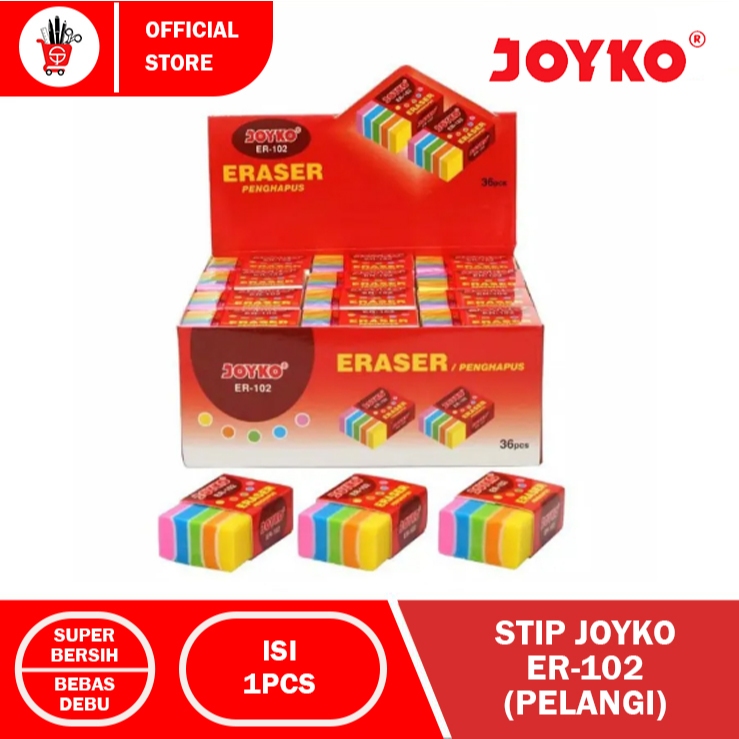 

PENGHAPUS | ERASER | STIP JOYKO ER-102 PELANGI