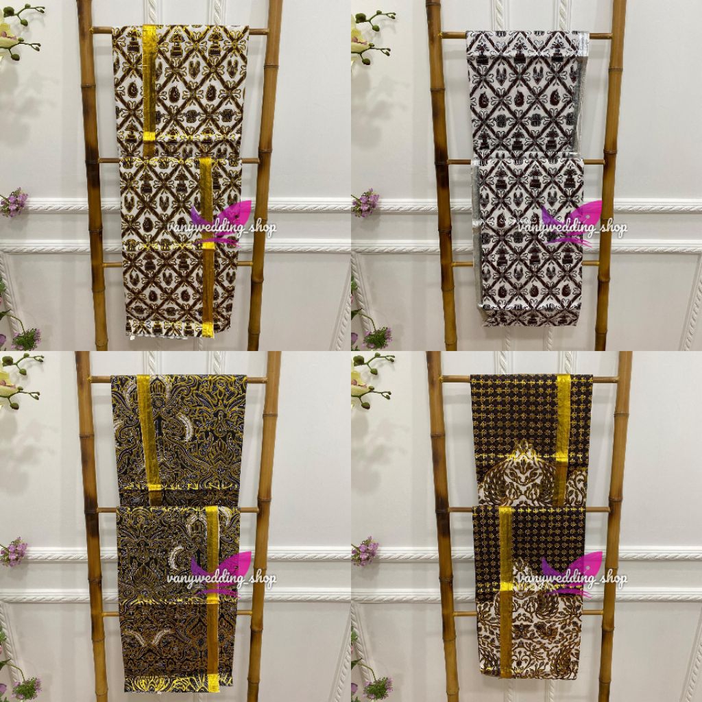 (2Jarik) Sepasang, Jarik Pengantin Prodo - Lembaran | Motif Lengkap