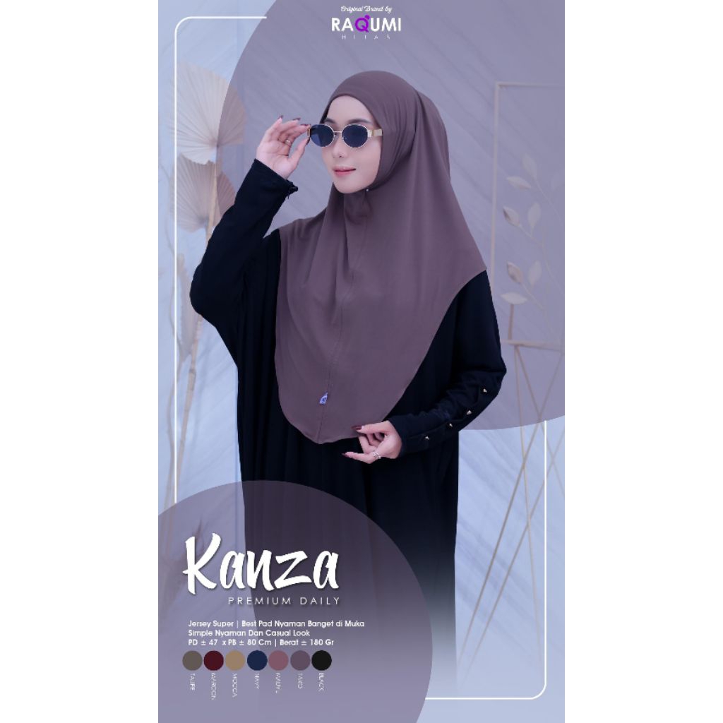 HIJAB DAILY RAQUMI KANZA DAILY HIJAB ORI BY RAQUMI