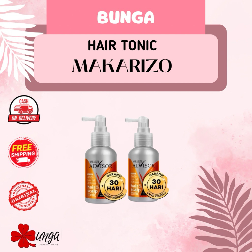 BUNGA - Makarizo Hair Scalp Tonic / Hair Tonic Scalp Tonic Makarizo / Makarizo Hair Tonic Scalp