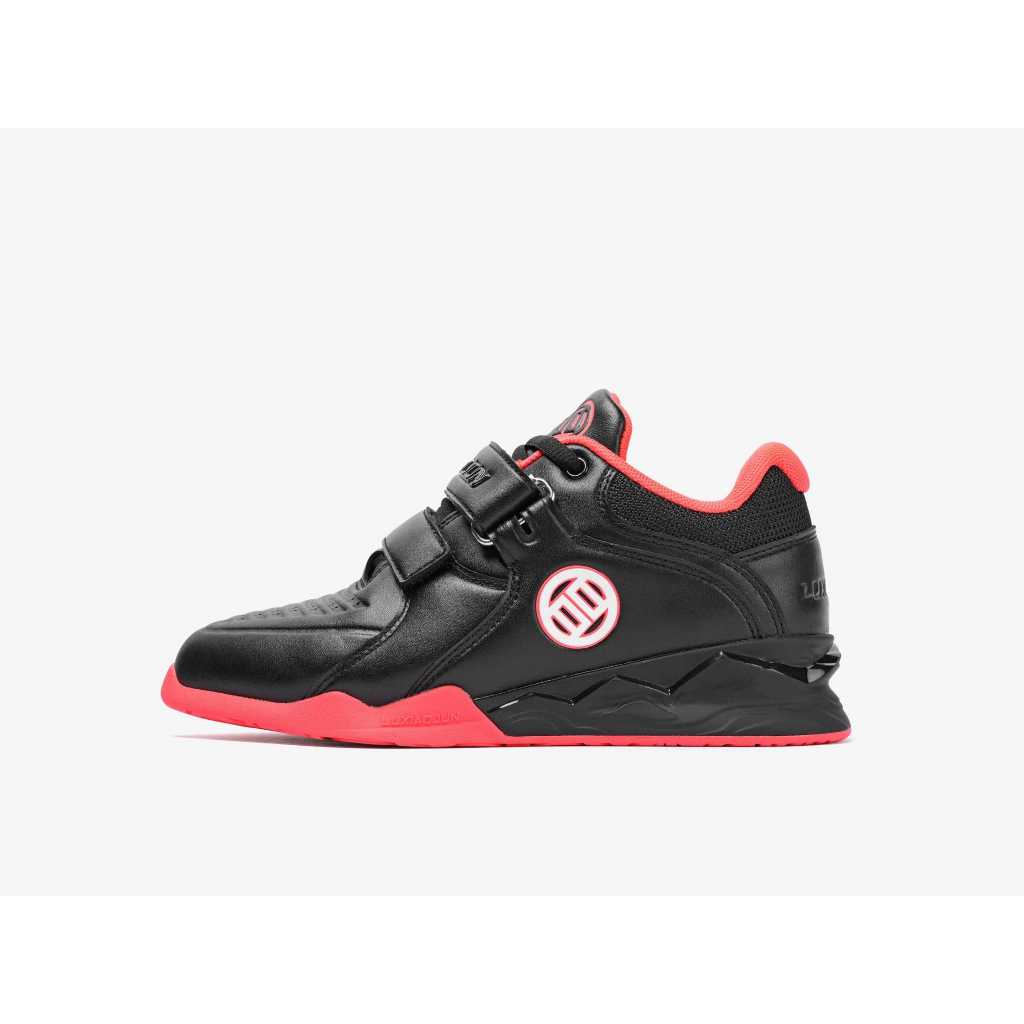 Sepatu Angkat Beban, Gym, LUXIAOJUN PowerPro Weightlifting Shoes (Black and Red)