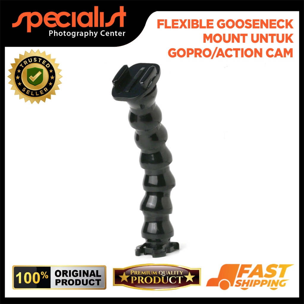 Flexible Arm Mount Adjustable Gooseneck Bracket Holder for GoPro / Action Cam