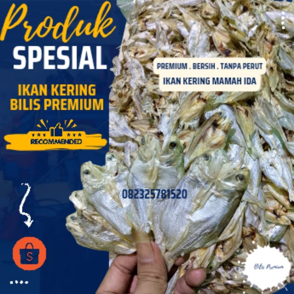 

Ikan Bilis Kering Asin Premium Bersih Tanpa Perut – Ikan Teri Kering Gurih Renyah 250gr Mamah Ida