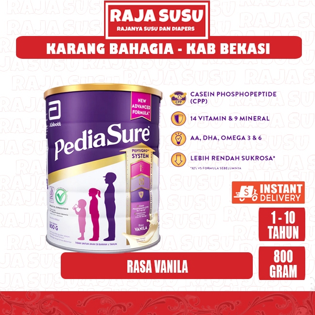 PEDIASURE VANILA 800 GR - RAJA SUSU