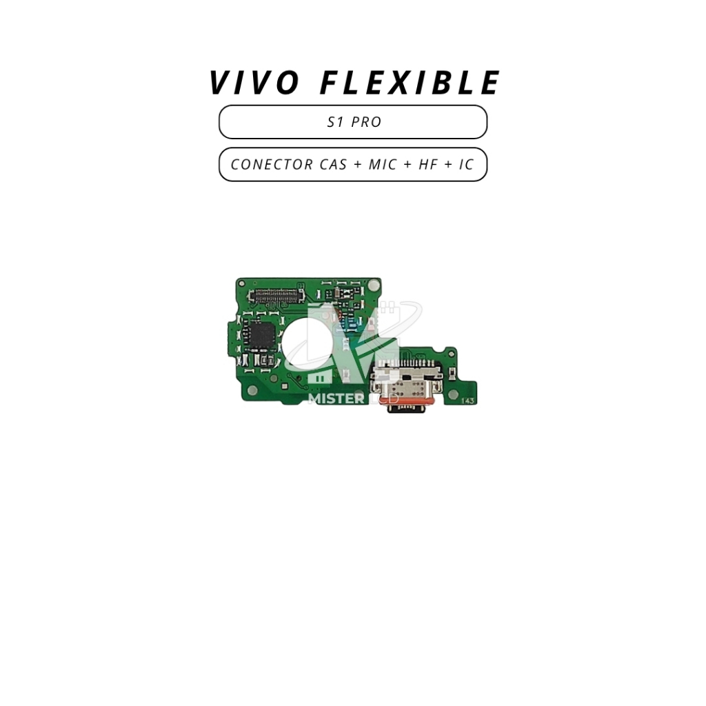 FLEXIBLE CON CAS + MIC + HF + IC VIVO S1 PRO ORI CT