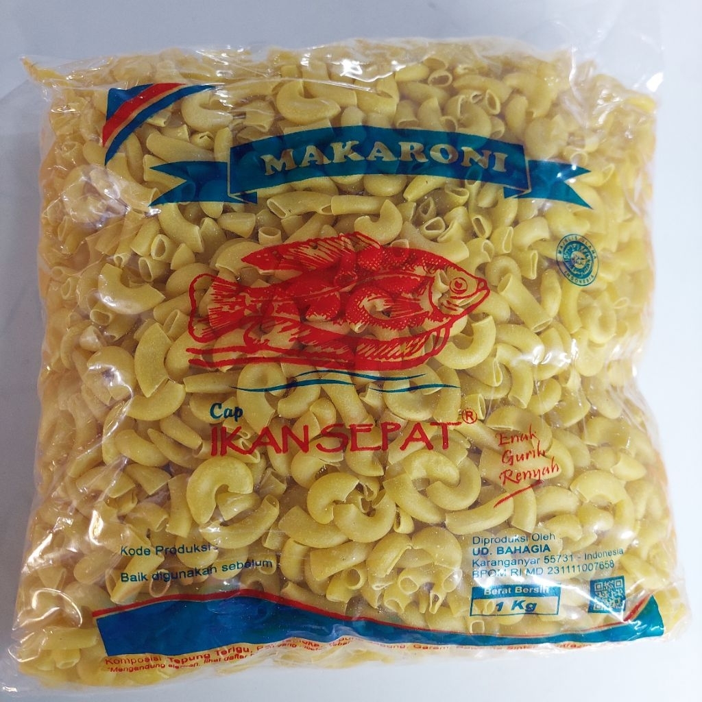 

Makaroni cap sepat 1kg/makaroni cilor maklor/makaroni premium/cod