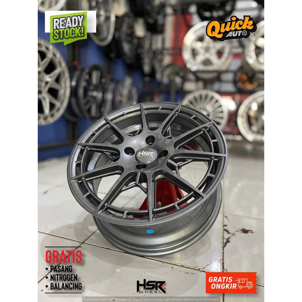 VELG MOBIL RACING CK05 HSR RING 16 LEBAR 7 PCD 4X100 OFFSET 42 COCOK UNTUK MOBILN LARIMUN, IGNIS, MO