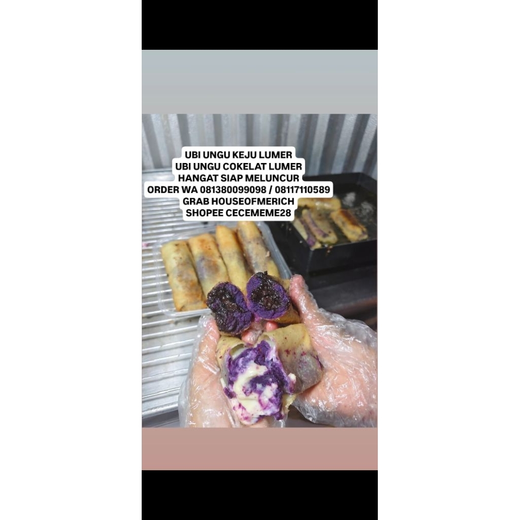 

UBI UNGU KEJU LUMER UBI UNGU COKELAT LUMER