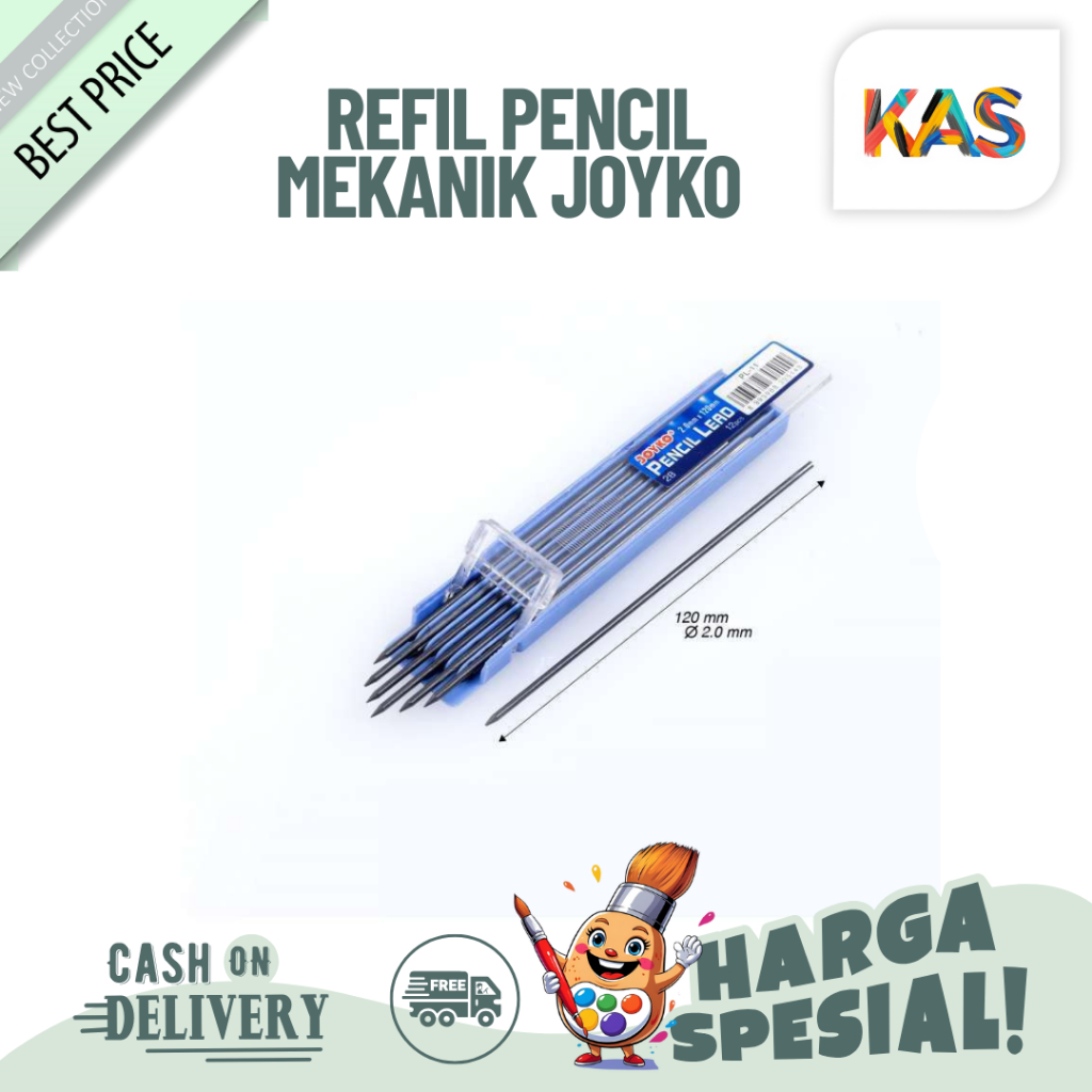 

Refil Pencil Lead Isi Pensil Mekanik Joyko PL-11 2B Murah-Satuan