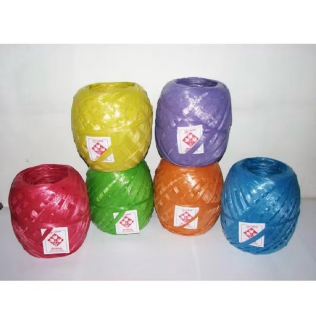 

TALI RAFIA BESAR WARNA WARNI SATUAN / TALI RAFIA BESAR