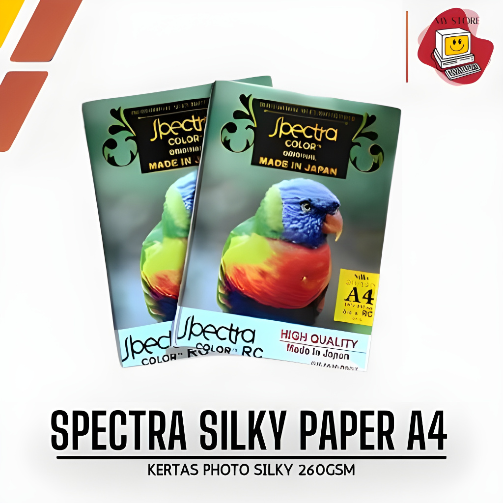 

Spectra Silky Paper A4/ Kertas Photo Silky 260gsm