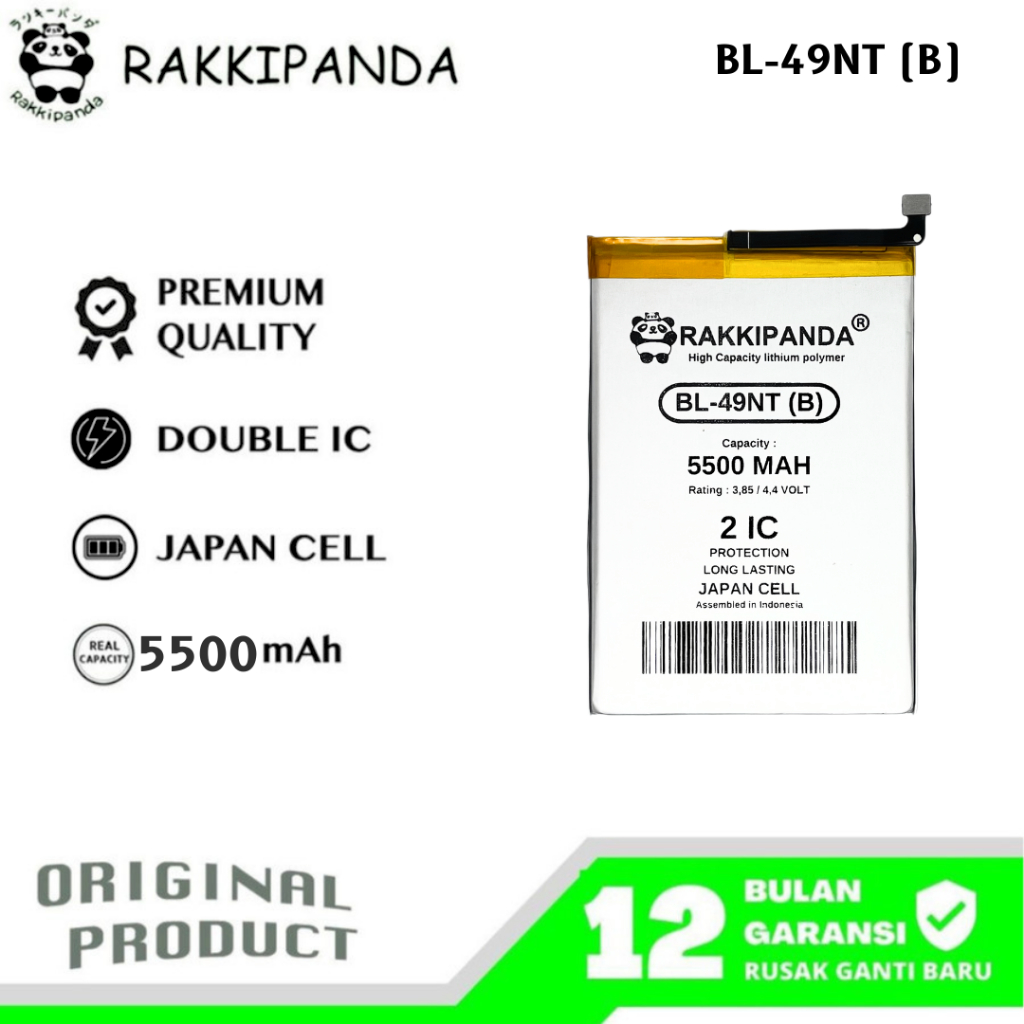 RakkiPanda - BL-49NT (B) Tecno Spark Go 1 2024 Batre Batrai Baterai