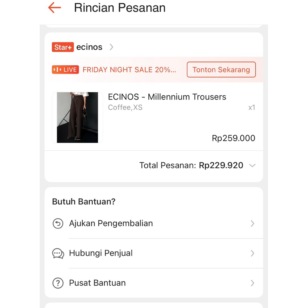 Ecinos Millennium Trousers preloved