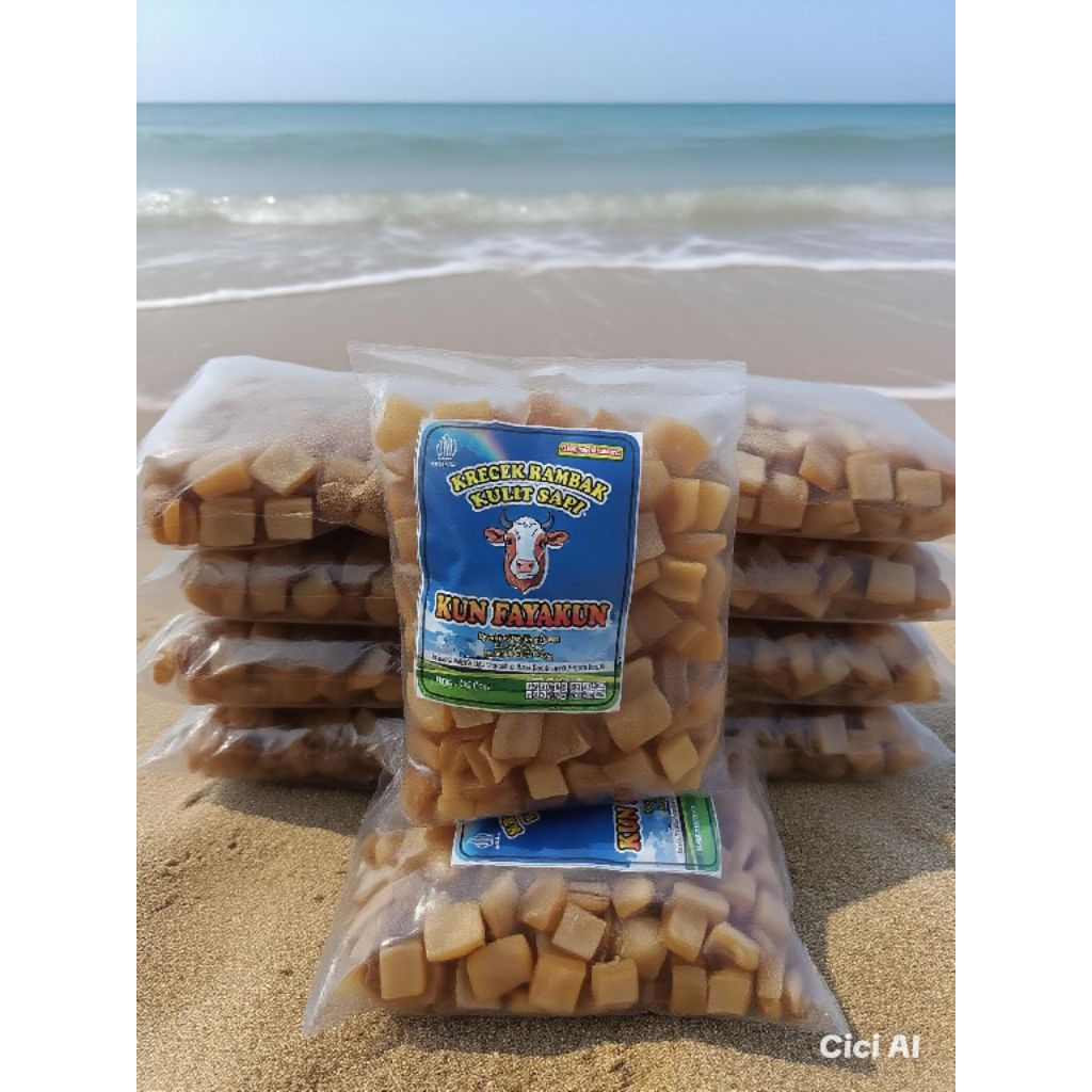 

PAKET 5 KG/ krecek rambak kulit sapi murah mekar maksimal dan gurih varian kotak