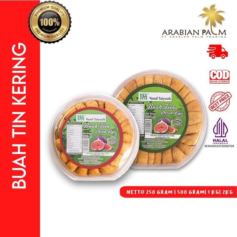 Buah Tin Kering Premium Kualitas Impor – Manis Alami, Kaya Serat & Nutrisi