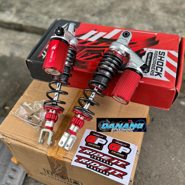 Shok Shockbreaker Tabung Ride It GP Premium Series Click Atas Bawah Fungsi Ukuran 365mm 310mm 330mm 