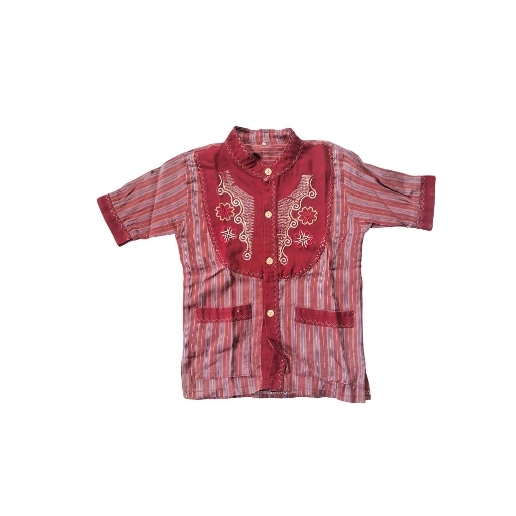 Baju koko anak | merah (preloved)