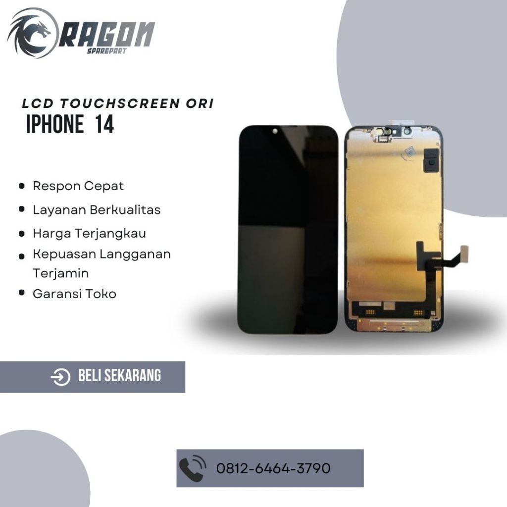 LCD TOUCHSCREEN IP 14/14 PRO/14 PRO MAX/14 PLUS ORI COPOTAN
