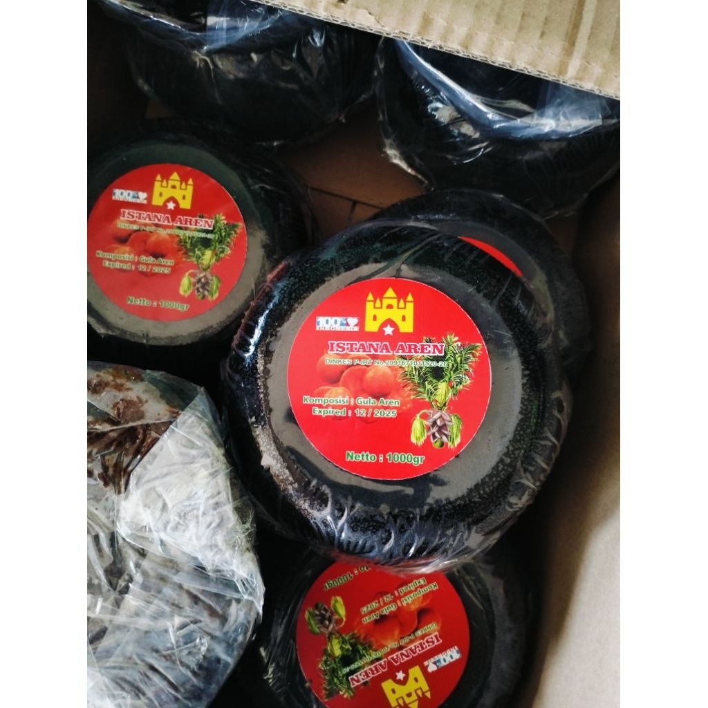 

GULA MERAH GULA BATOK GULA AREN ASLI LINGGAU 1KG