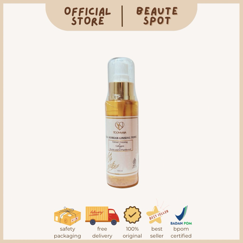 Yoonnaya Hair Tonic Ginseng Korea BPOM