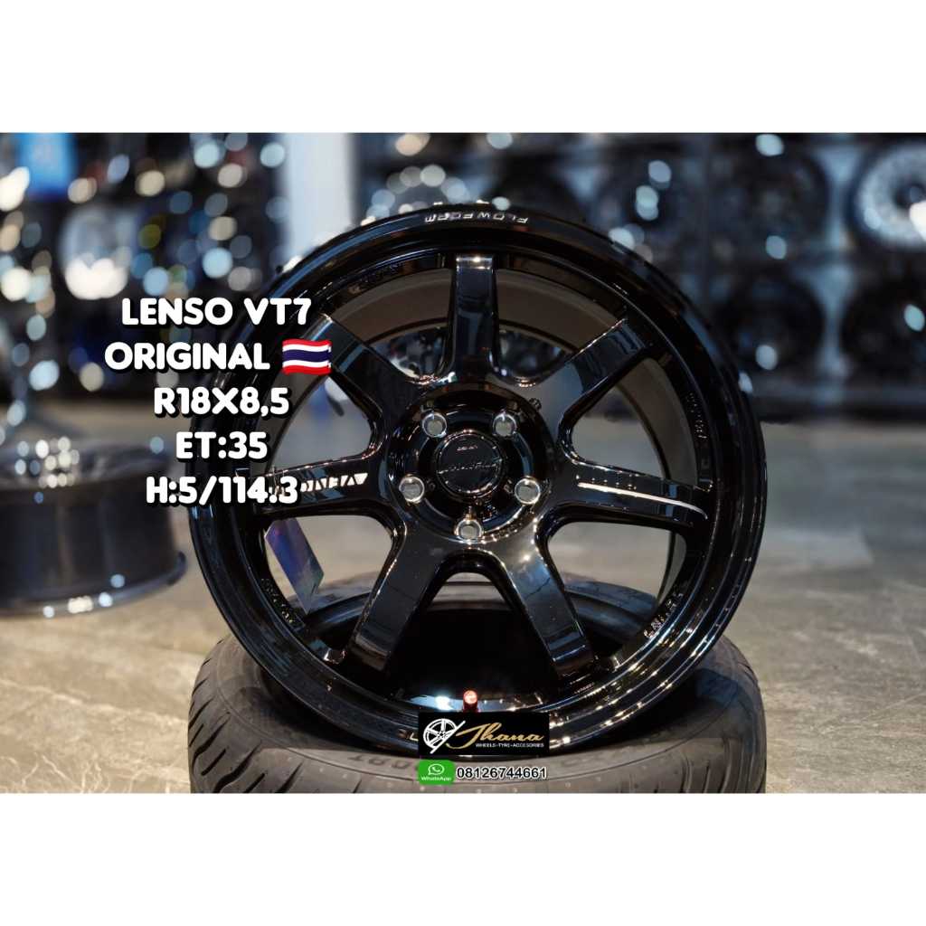 Velg lenso Original Thailand VT7 18x8,5 ET 35 Hole 5 Pcd 114,3