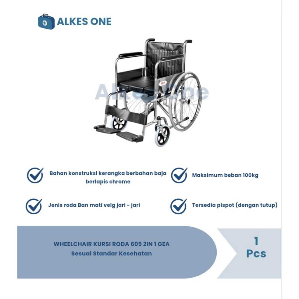 Wheelchair Kursi Roda 609 2in1 GEA
